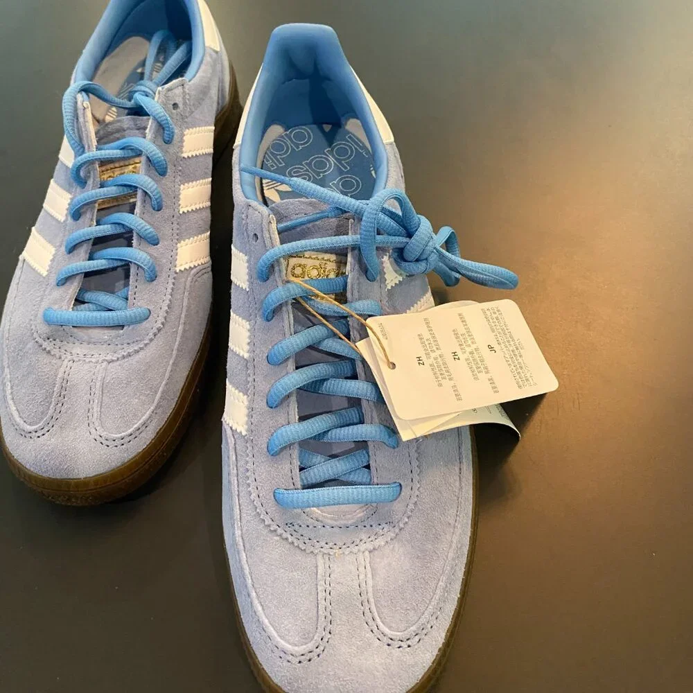 ADIDAS HANDBALL SPEZIAL EXCELLENT 6 1/2 LIGHT BLUE